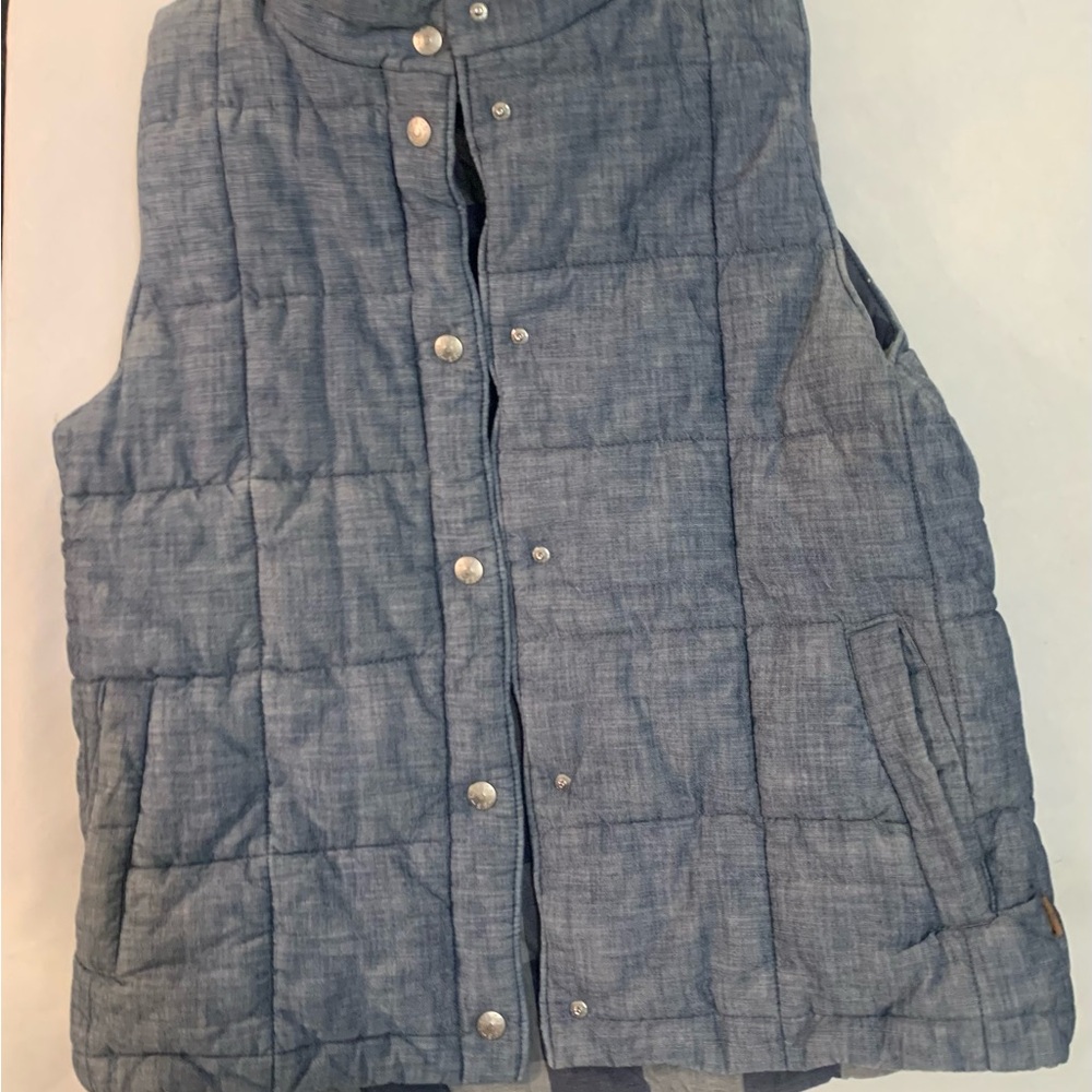 Levi's Blue and Gray Plaid Shirt
